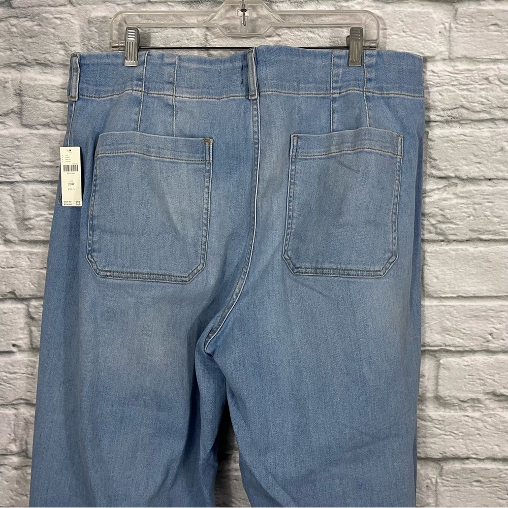 NWT Anthropologie 20W The Colette Crop High-Rise Wide-Leg Jeans by Maeve - Picture 11 of 16